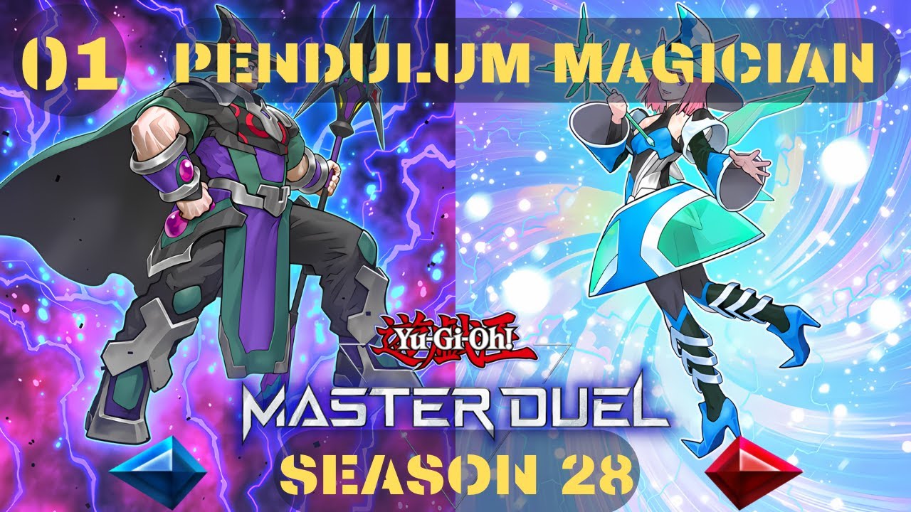 Yu Gi Oh! Master Duel - Season 28 | 01 | Pendulum Magician Replays + Decklist