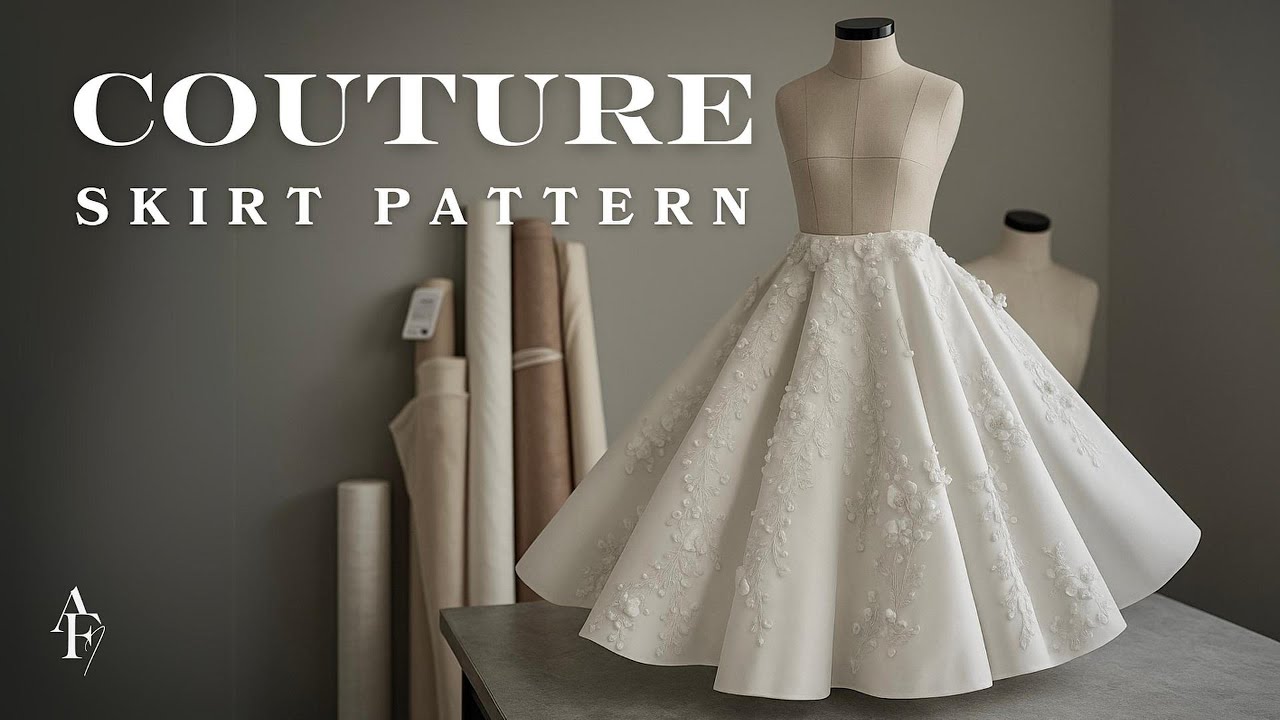 HOW TO DRAFT A PANEL SKIRT PATTERN