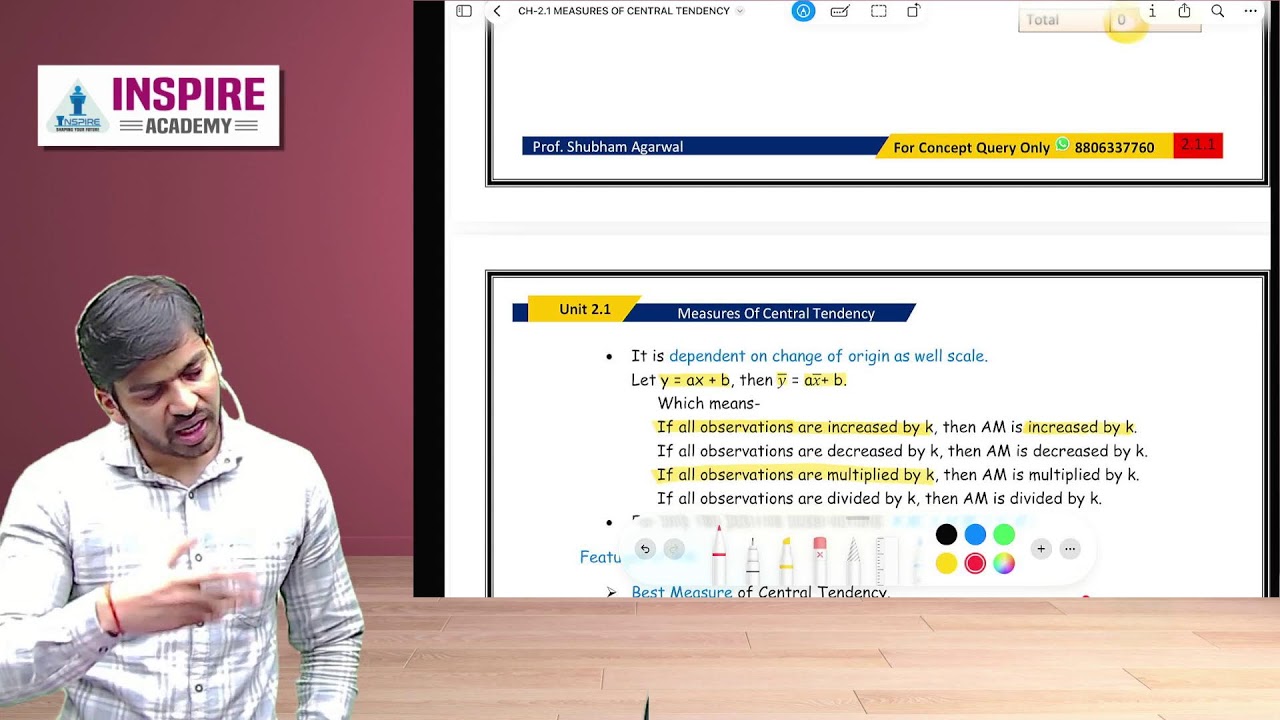 CMA Foundation Stats Lec 1 | MOCT | June 26 Attempt |Prof Shubham Agarwal