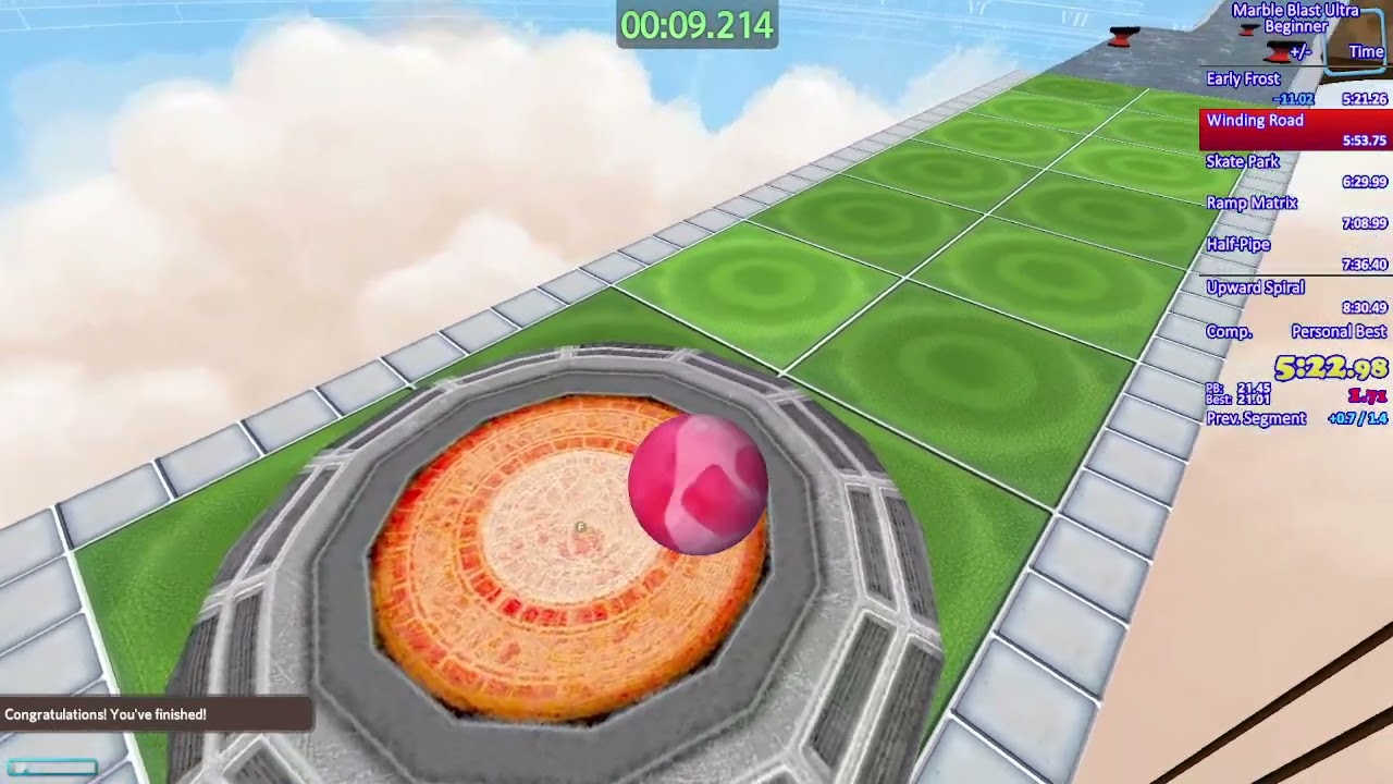 (6:29.533) Marble Blast Ultra Beginner Speedrun