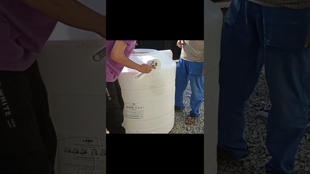 water pump and tank installation 