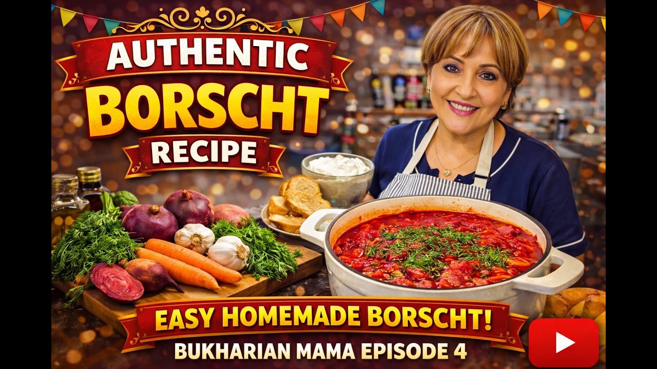 Authentic Borscht Recipe | Easy Homemade Beet Soup