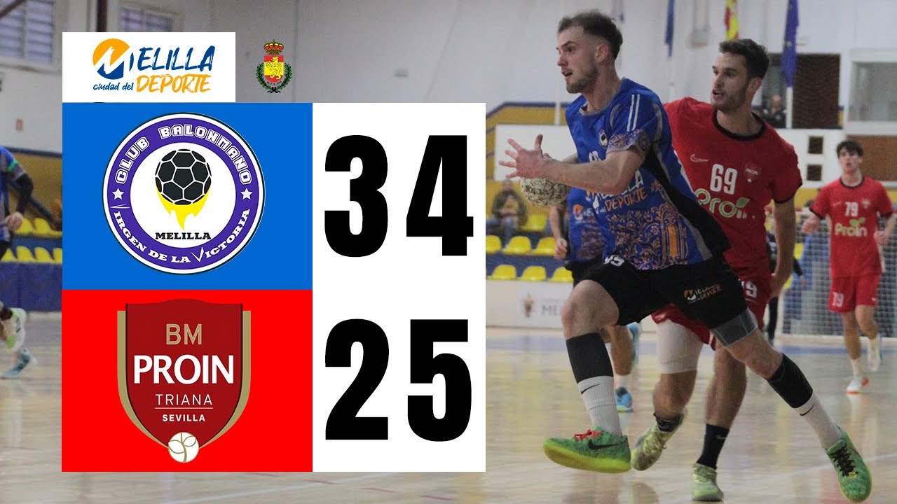 EN DIRECTO: Melilla Ciudad del Deporte BM. Virgen de la Victoria vs. Cajasol Sevilla BM. Proin