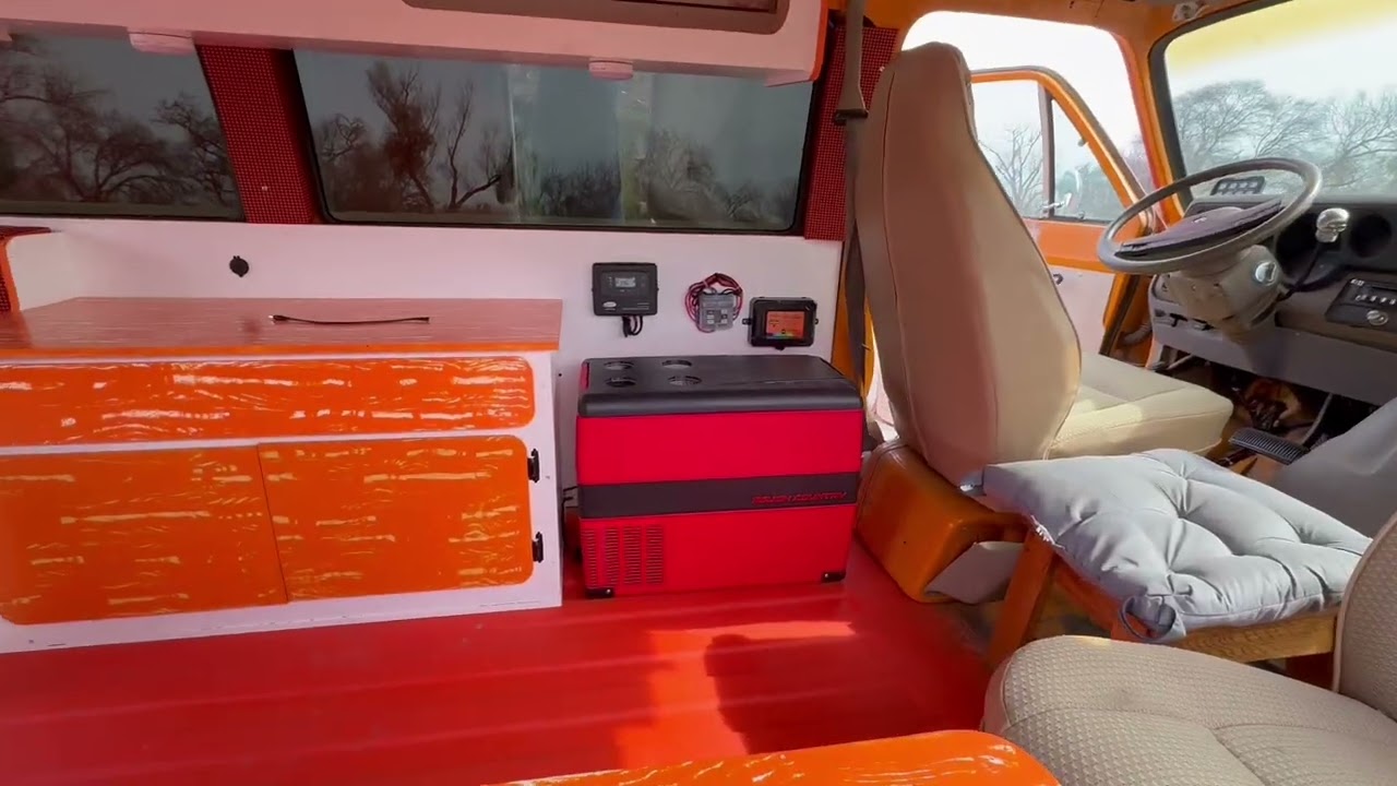 91 Dodge camper van tuning up some of the interior on Valentine’s Day ￼