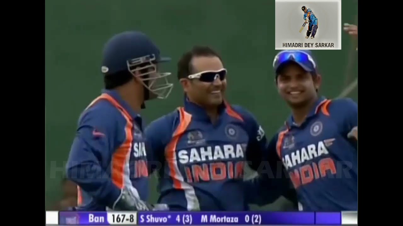 Virender Sehwag best bowling in ODI(4/6) #sehwag #msdhoni #bowling
