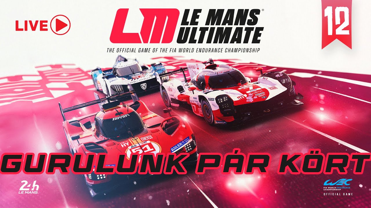🏁 Gurulunk pár kört 🏁 | LMU | !dc #live #stream #streamer #magyar #race #esports #lemansultimate