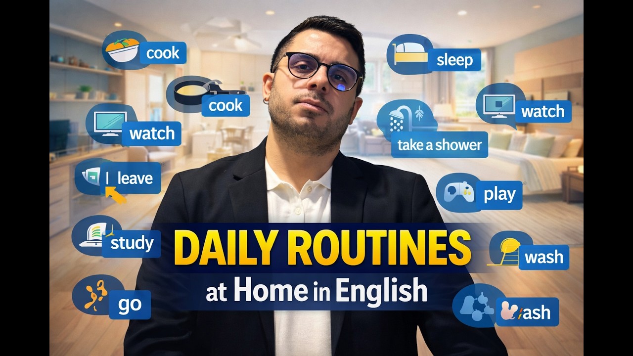 Evde Yapılan Bazı Şeyleri İngilizce Öğren! | House + Verbs + Dizi Önerileri 🎬