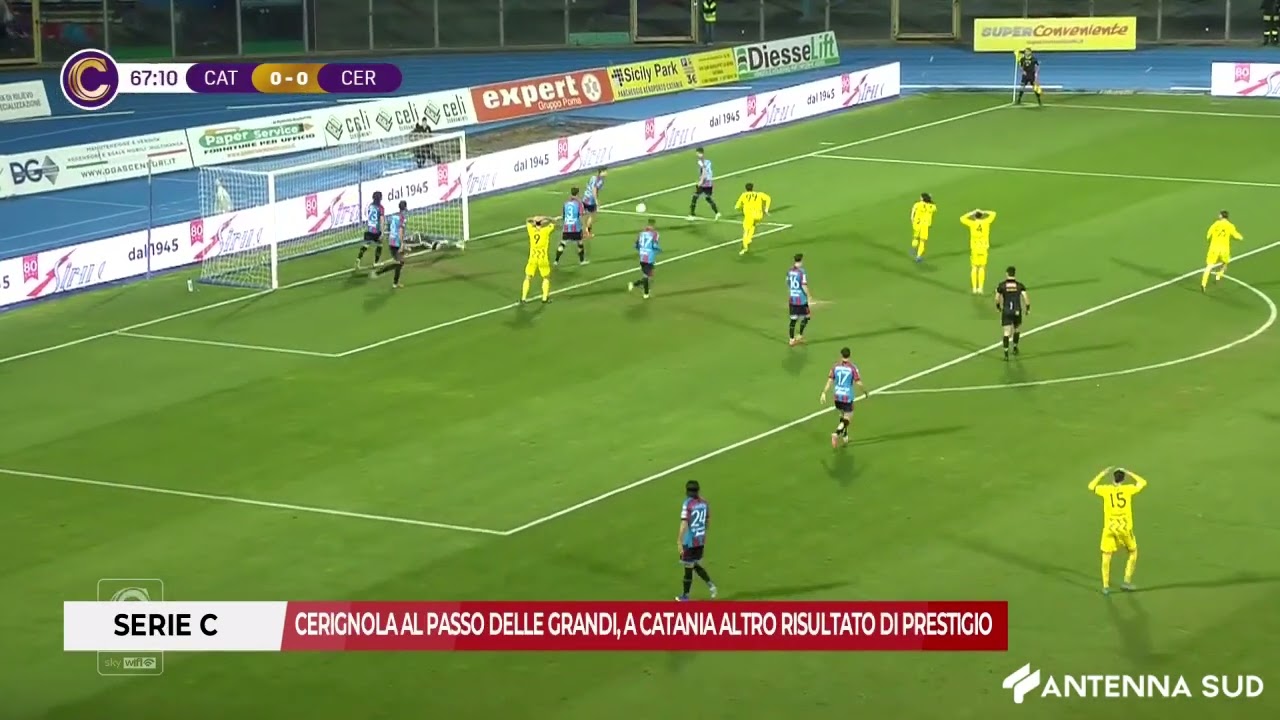 12 FEBBRAIO 2026 - SERIE C CERIGNOLA AL PASSO DELLE GRANDI, A CATANIA ALTRO RISULTATO DI PRESTIGIO