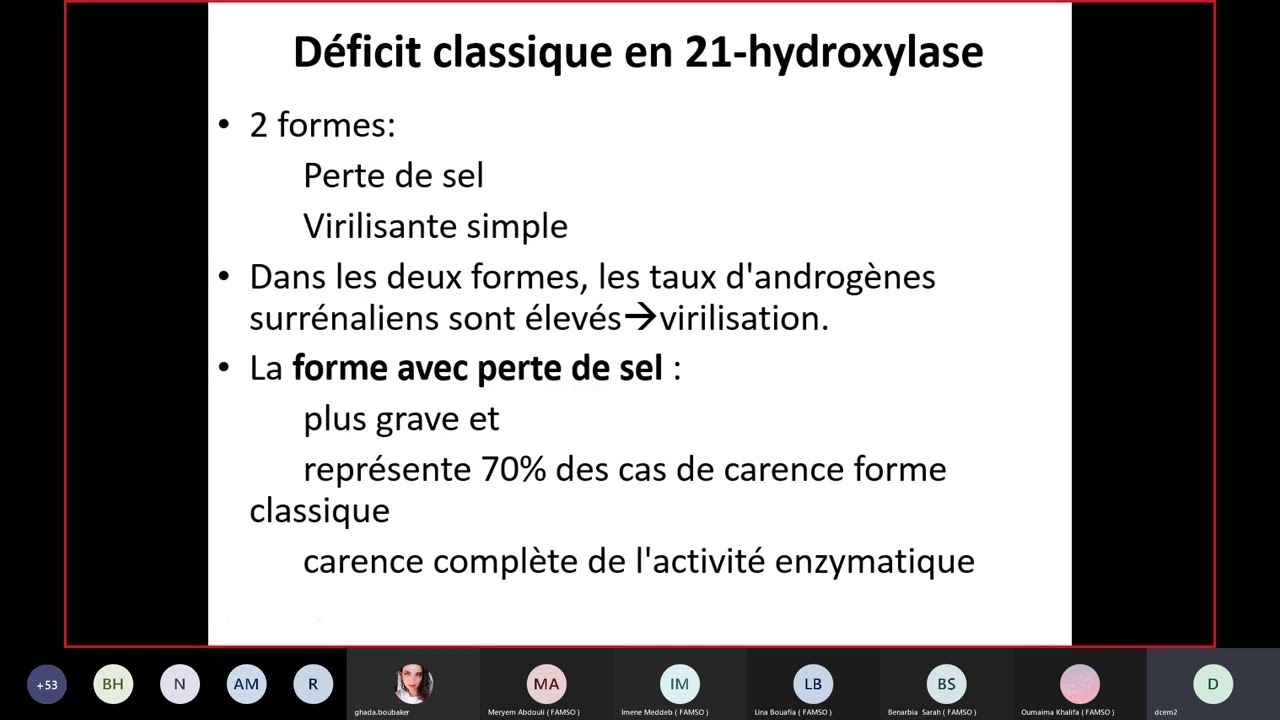 Vsioconf - Pédiatrie : hyperplasie congénitale des surrénales.