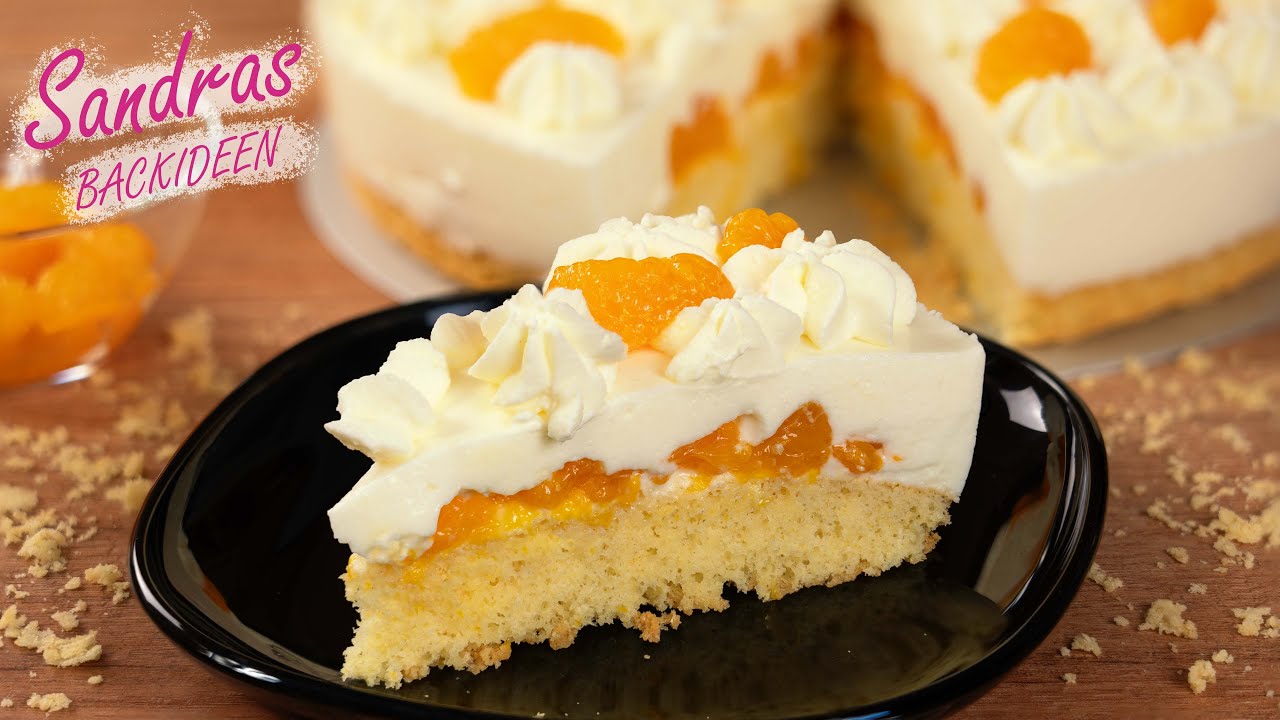 Mandarinentorte mit Joghurt – Cremig, leicht & fruchtig!