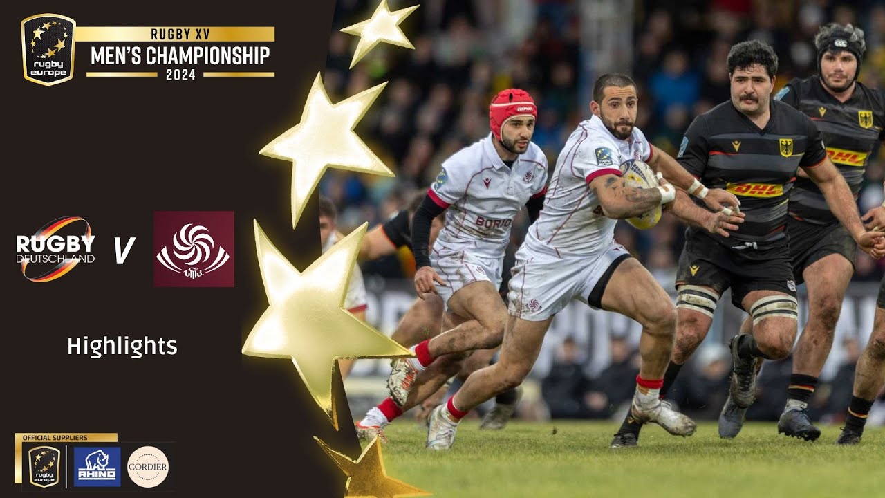 Germany v Georgia | Rugby Europe Championship 24 | Highlights