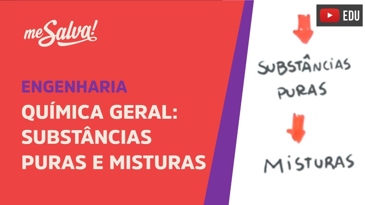 Me Salva! RDC02 - Substâncias Puras e Misturas - Química Geral