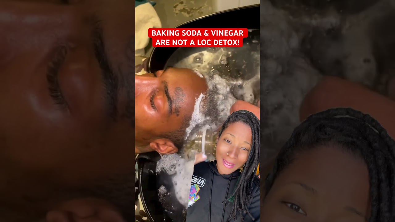 please STOP mixing baking soda & vinegar to detox locs!