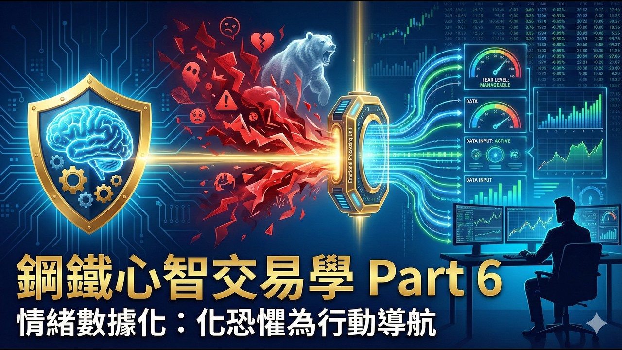 散戶進化 EP06：越想冷靜越恐懼？破解「白熊效應」，將交易情緒化為獲利數據！