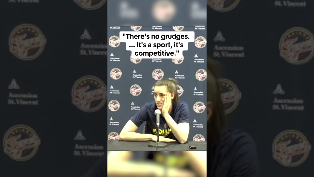 Caitlin Clark was asked if she&rsquo;s owed an apology from Chennedy Carter (via ScottAgness/X)