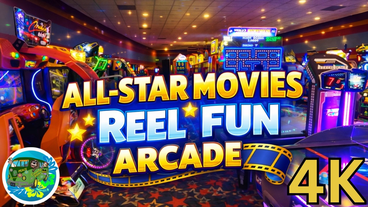 REEL FUN ARCADE | DISNEY'S ALL-STAR MOVIES RESORT | WALT DISNEY WORLD | 4K