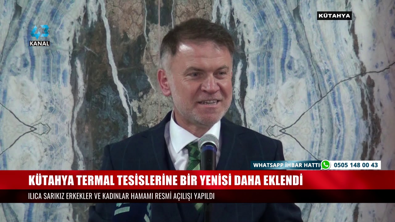 ILICA SARIKIZ ERKEKLER VE KADINLAR HAMAMI RESMİ AÇILIŞI YAPILDI