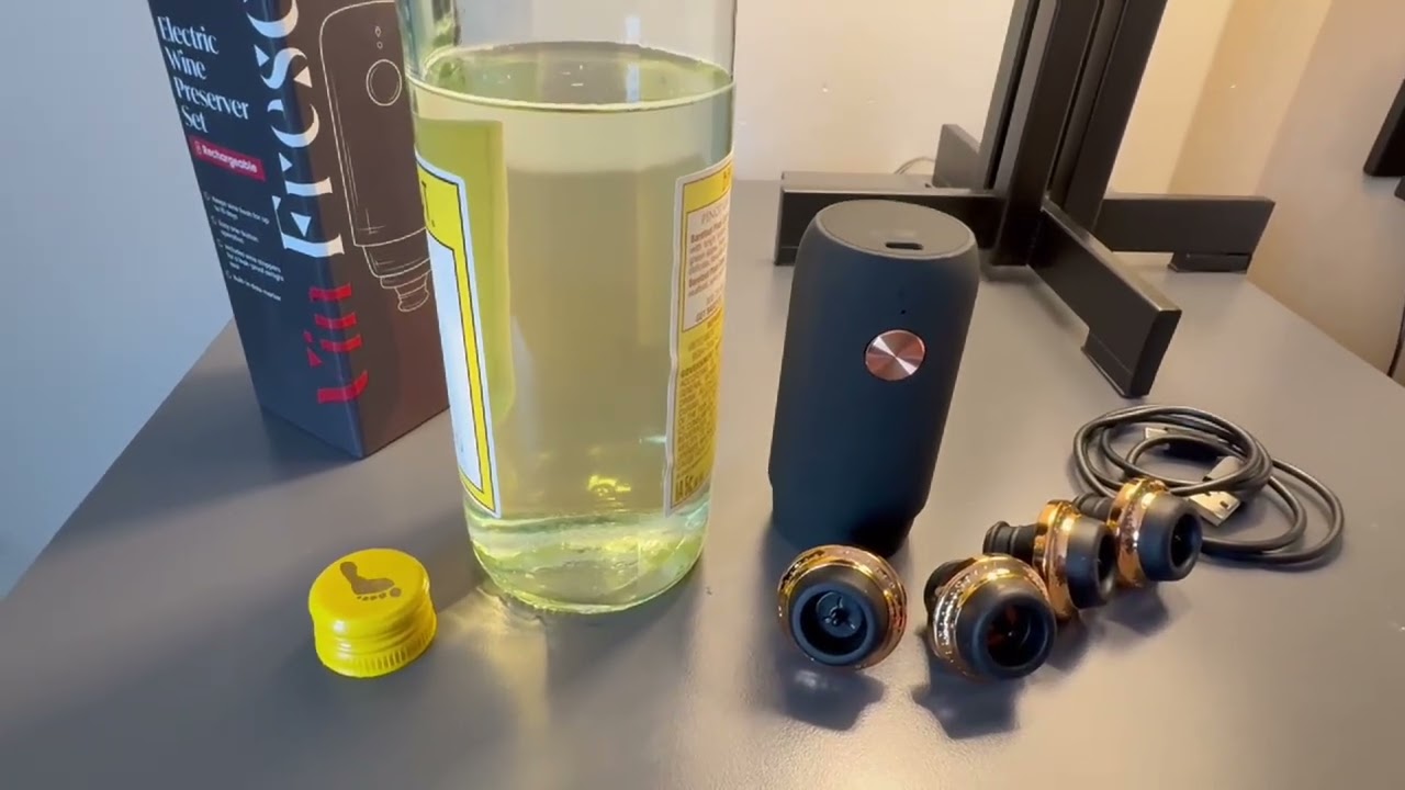 Electric Wine Preserver   Rechargeable Vacuum Saver With Airtight Seal  Review