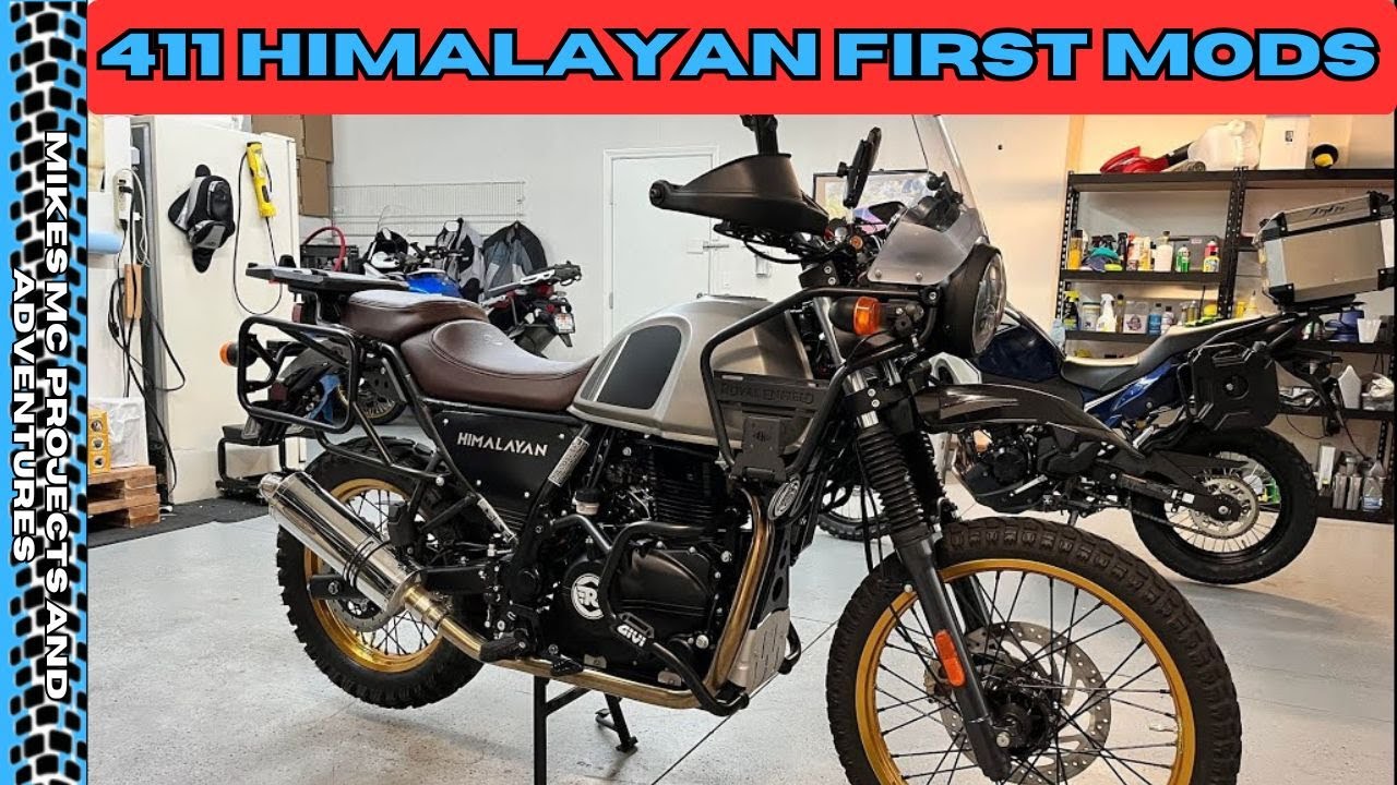 My 2022 Royal Enfield Himalayan mods to date, Hitchcocks, Bartubliss, etc...