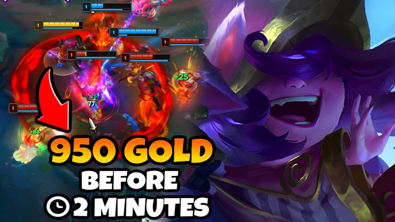 When AP Lulu Top gets 950 Gold before minions spawn