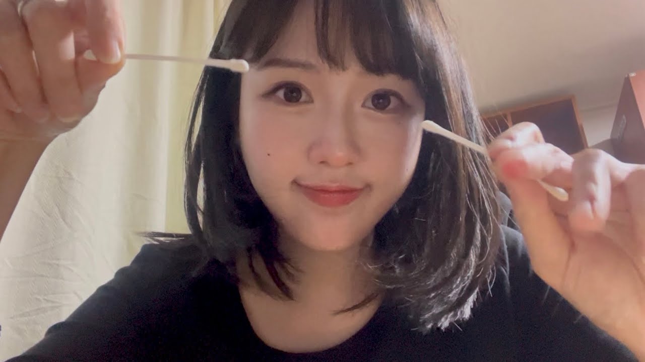 ASMR Cleaning your ears with q-tips👂✨ | 귀파기 ASMR (ROUGH & LOUD TINGLES)