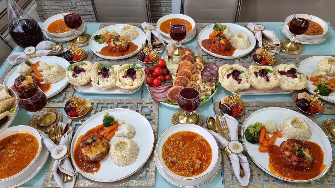 Meny Iftari - Pasha Qofte, Beyran Çorba, Sallatë Ruse, Kroketa nga gjiza speciale për mysafir 👌🏻