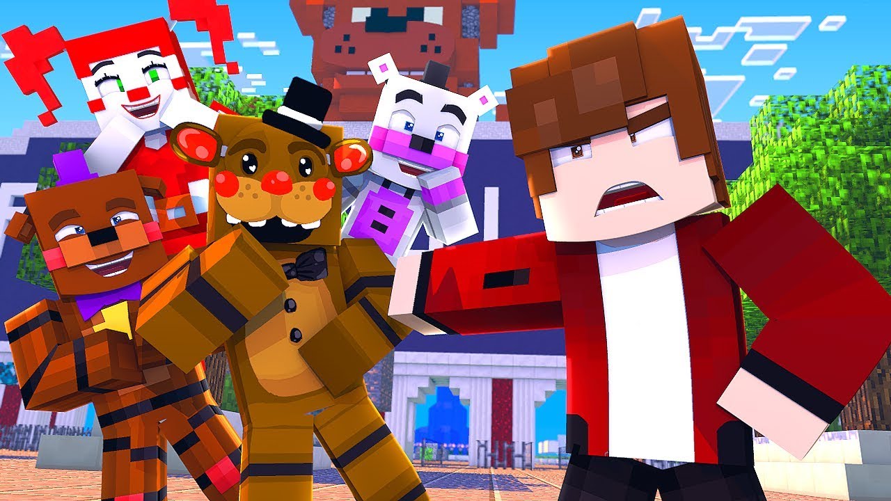 Minecraft FNAF 7 Pizzeria Simulator - REDDY TAKES OVER FREDDY LAND! (Minecraft Roleplay)