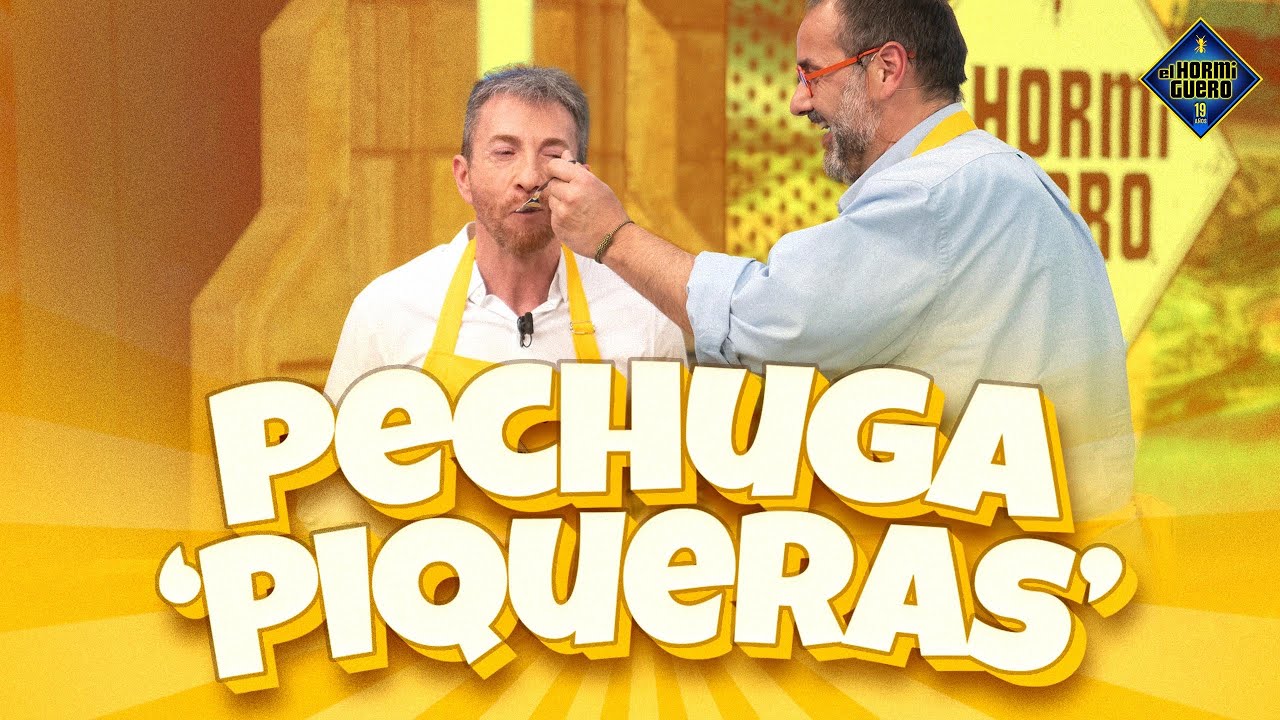 David de Jorge, Pedro Piqueras y Pablo Motos cocinan la pechuga “Piqueras” - El Hormiguero