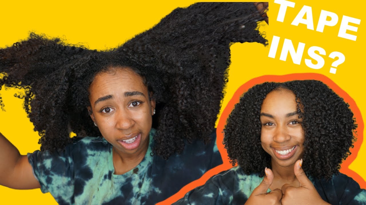 Washing & Detangling Curly Tape Ins ft. BetterLength