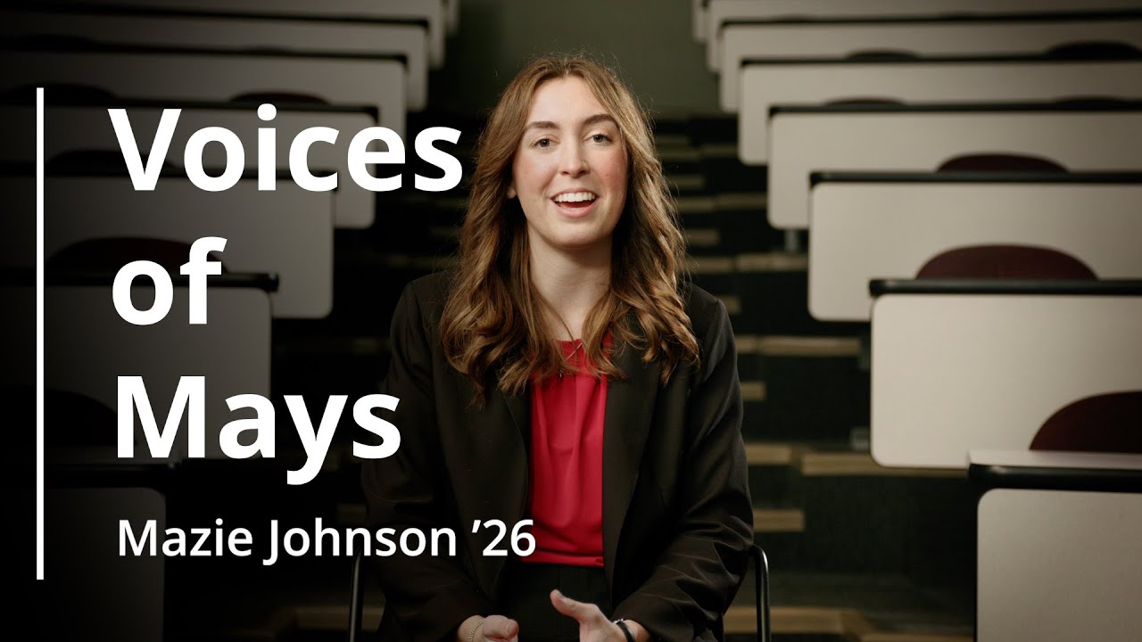 Mazie Johnson '26 - Voices of Mays | Texas A&M University Mays Business School
