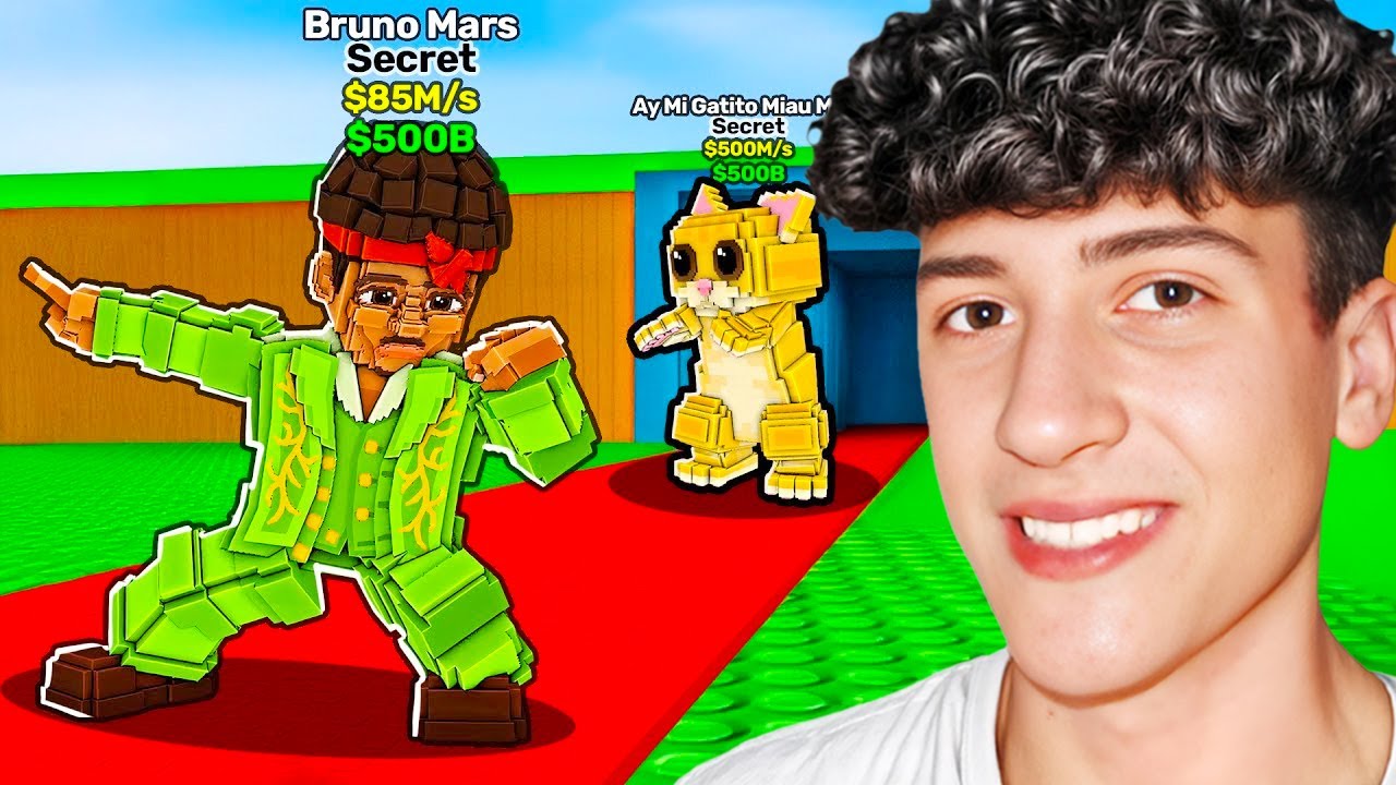 ОТКРАДНАХ НОВИЯТ BRUNO MARS BRAINROT В ROBLOX!