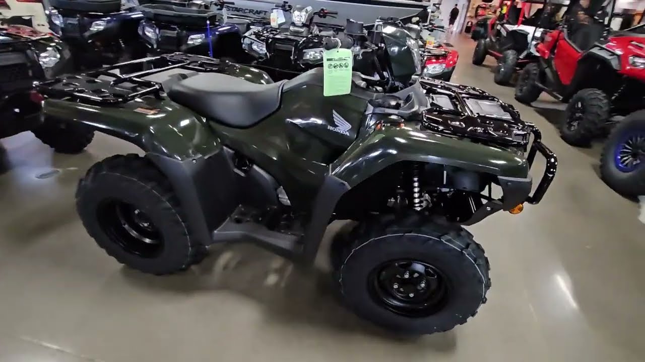 2026 Honda Foreman 4x4 in Black Forest Green #HondaRancher #HondaATV #HondaForeman #UtilityATV