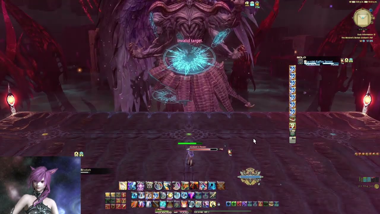 FFXIV- Zodiark Extreme solo ENRAGE | PLD POV | Patch 7.25