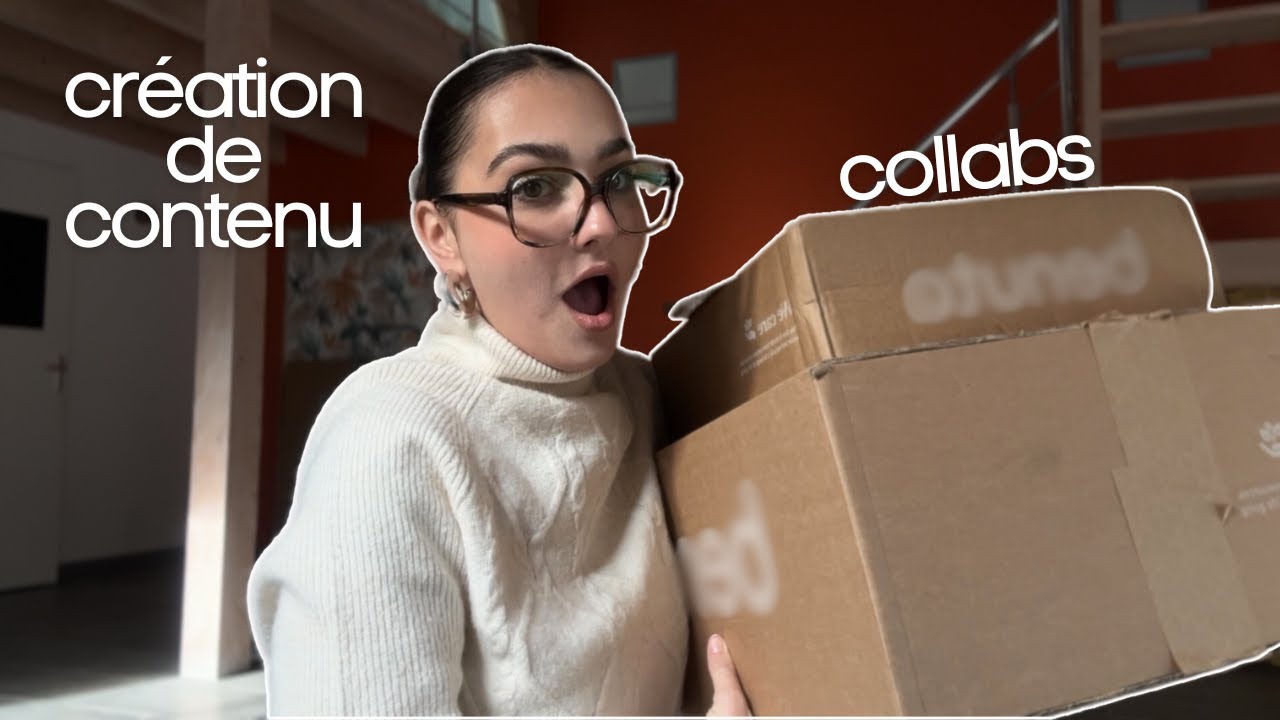 UNE SEMAINE DANS MA VIE DE CRÉATRICE DE CONTENU