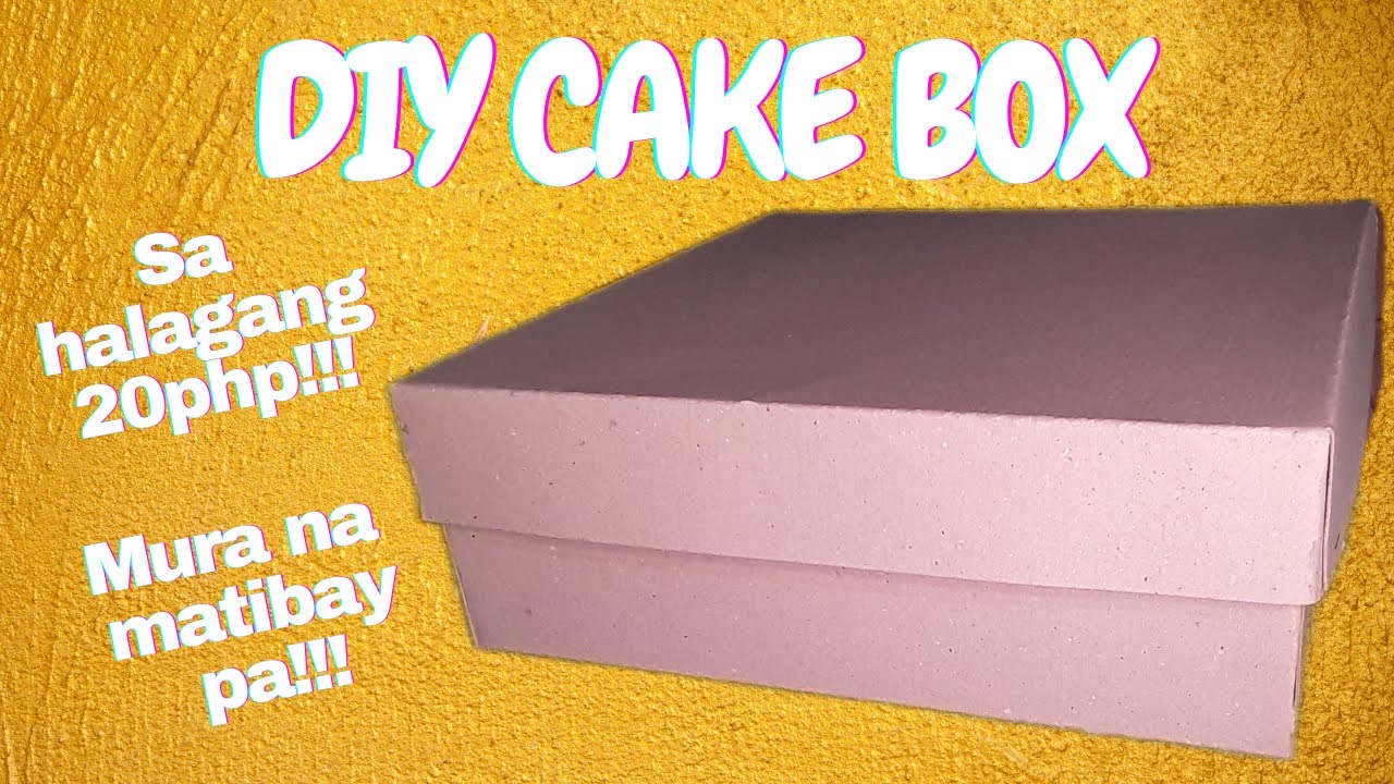 DIY cake box