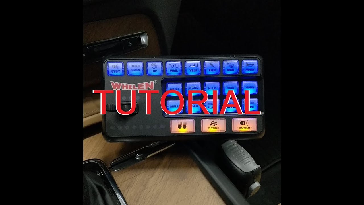 WHELEN HHS4200 + FEDERAL SIGNAL Rumbler + WeCan external amp