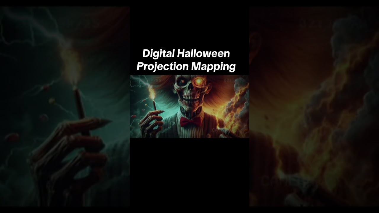 Halloween 2025 Digital Mapping Decorating#illumibot #halloween2025 #digitaldecorations #halloween