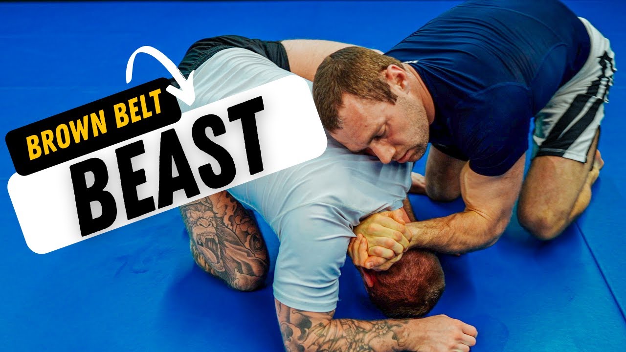 Черный пояс против зверя с коричневым поясом | Комментарий к BJJ Rolling