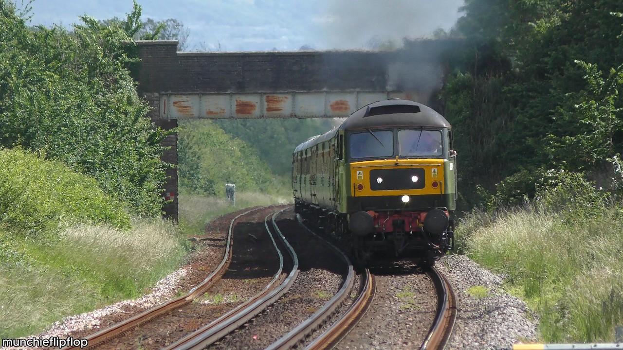 The Dorset Coast Statesman Storms Upwey and Poole with 47810 & 47805