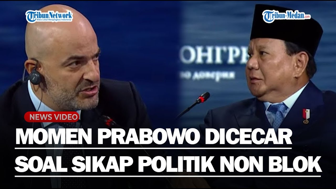 JAWABAN LUGAS PRABOWO Ditanya Soal Sikap Politik Luar Negeri Indonesia Yang Non Blok