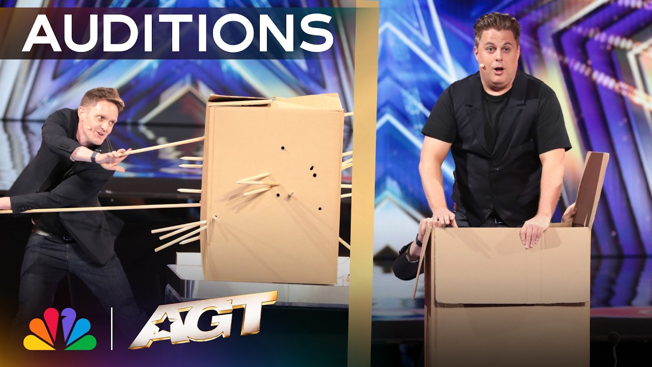 Young & Strange Risk It All on a World-First Grand Illusion - Up Close! | Auditions | AGT 2026