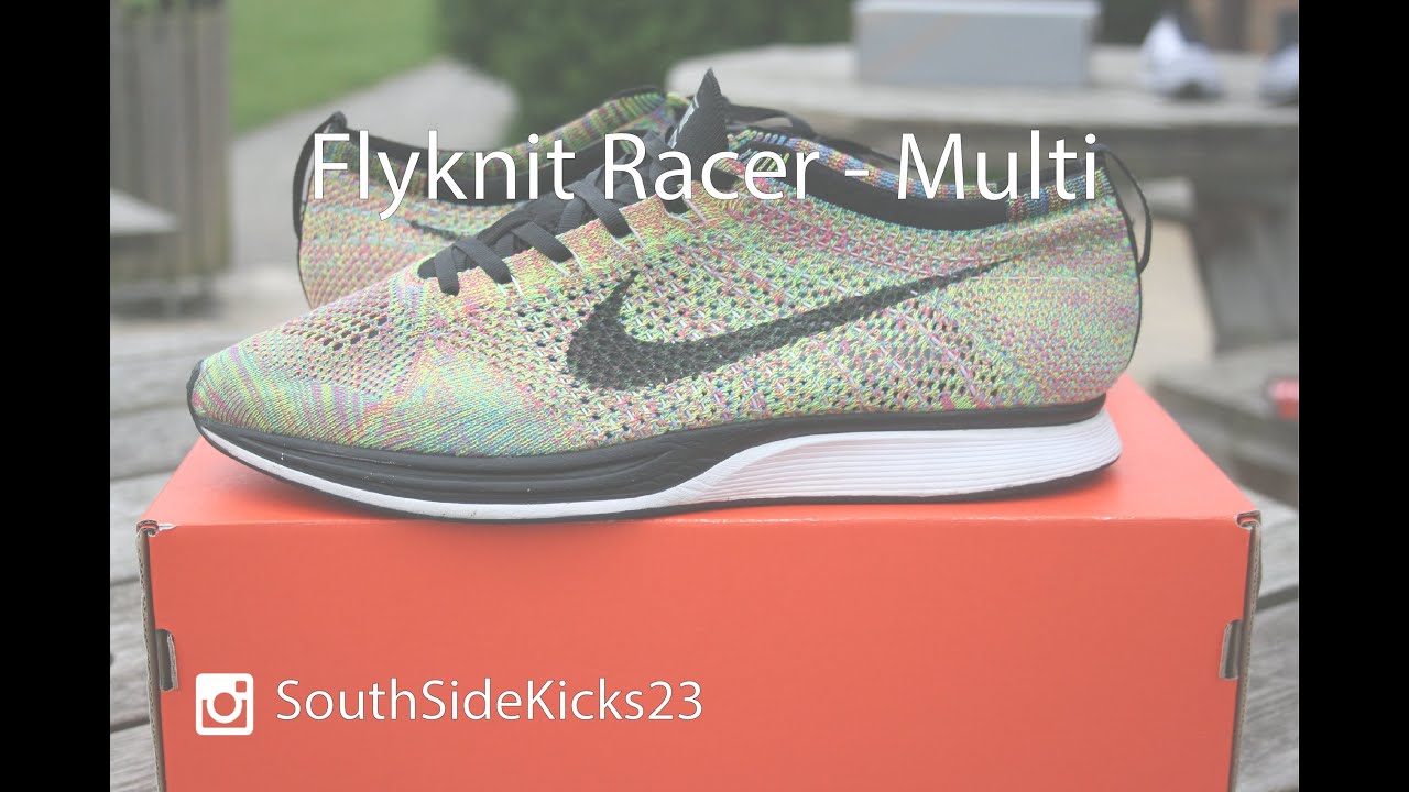 Flyknit Racer 'Multi' Overview W/ On foot