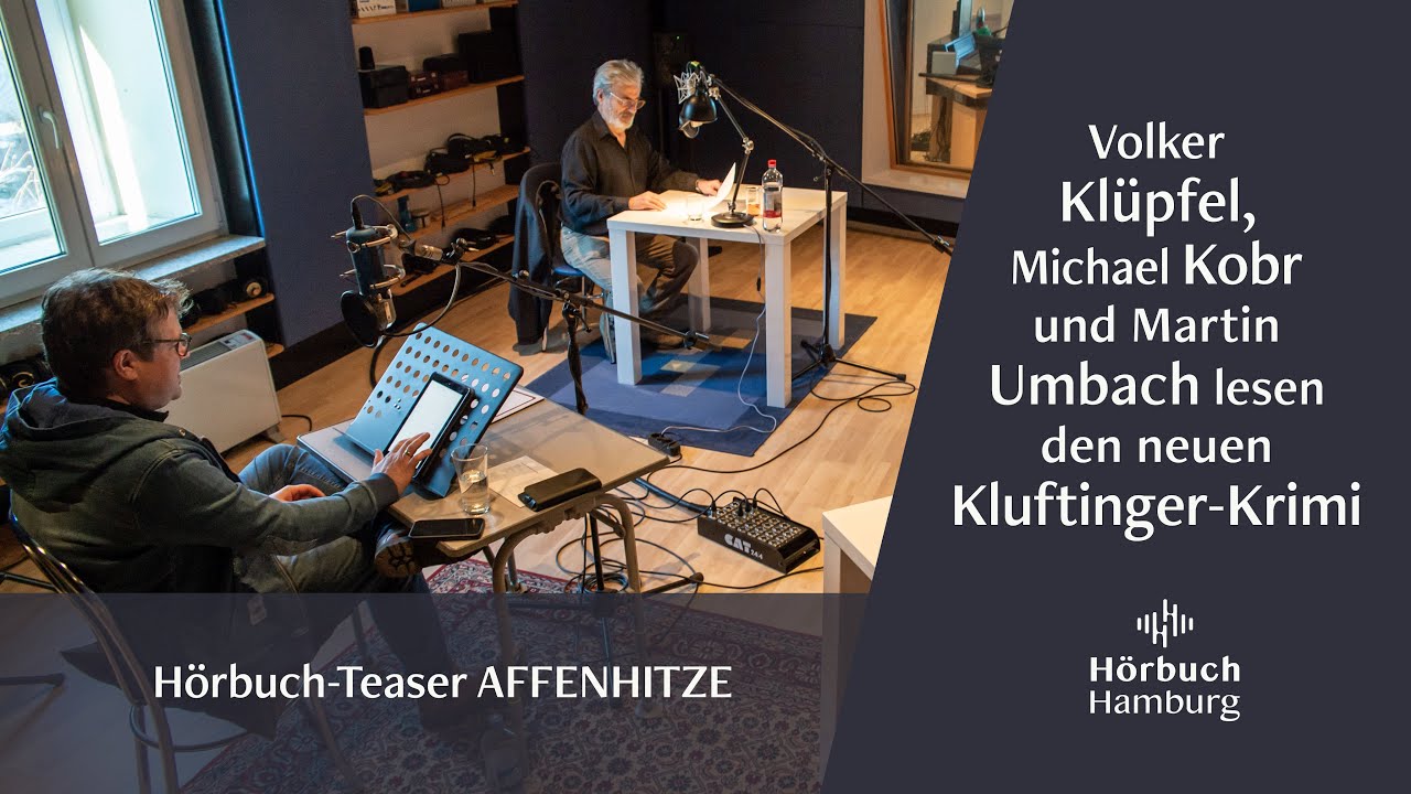 Volker Klüpfel, Michael Kobr und Martin Umbach lesen »Affenhitze«