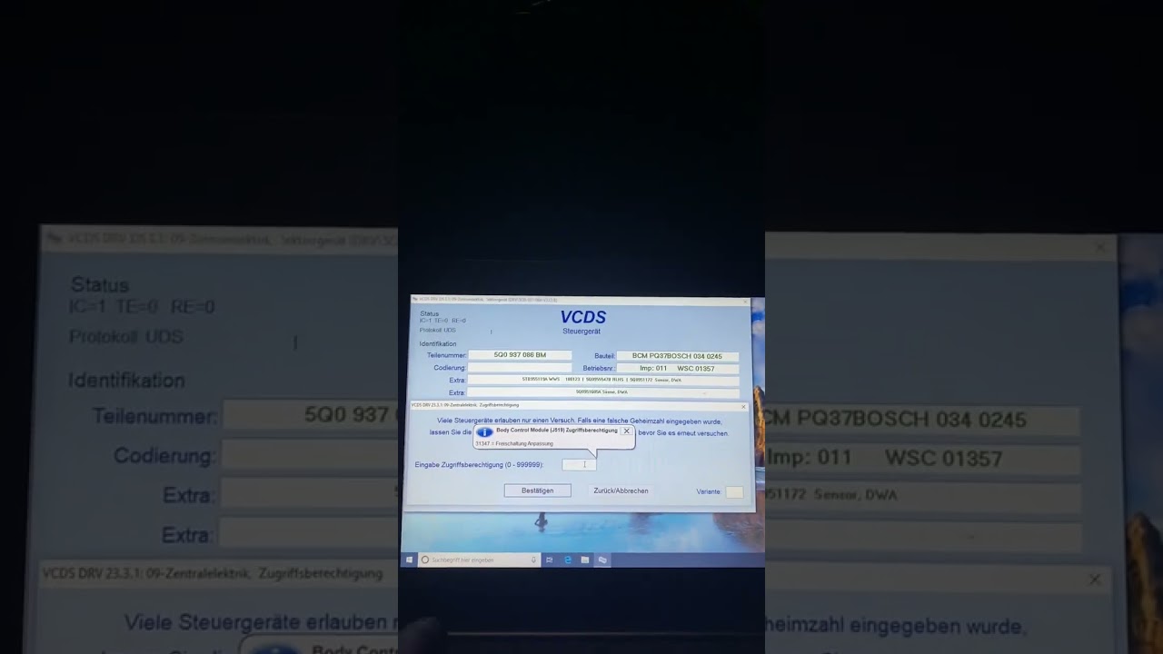 VCDS VAG Innenraumüberwachung deaktivieren VW AUDI Seat Skoda