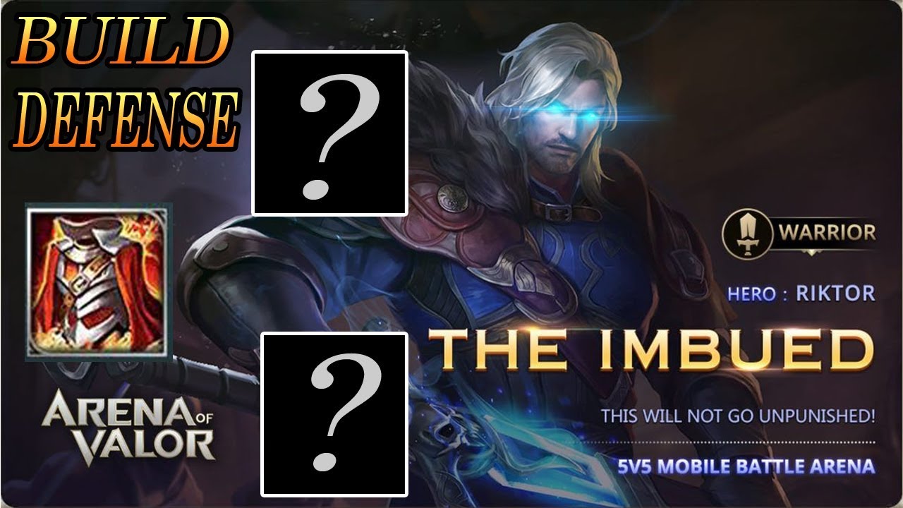 Richter Build Defense - Arena of Valor