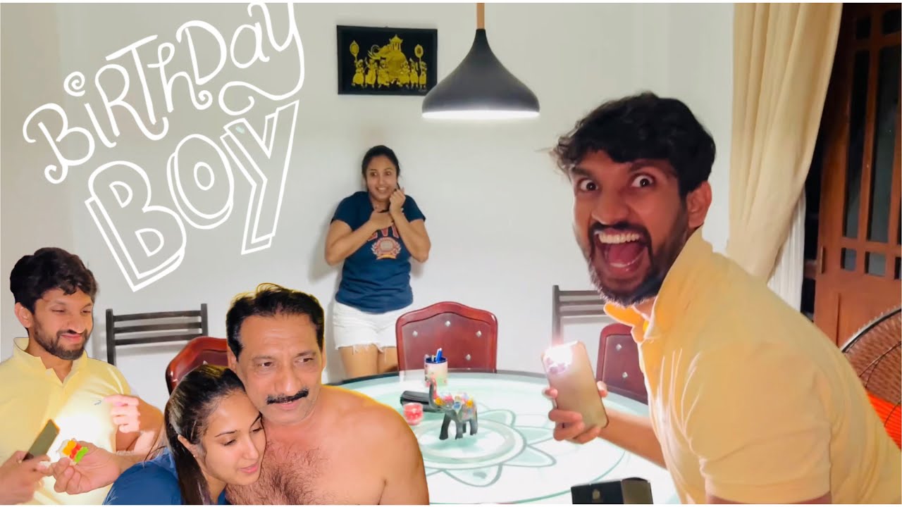 තාත්තී surprise කරන්න ගිහින් එයා අපිව surprise කරපු හැටි 🤦🏻‍♀️😬🤣 Sangeeth Dini Vlogs #birthday