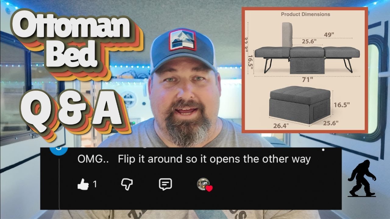 Ottoman Bed Q&A for my Runaway Camper: You asked, I answered!