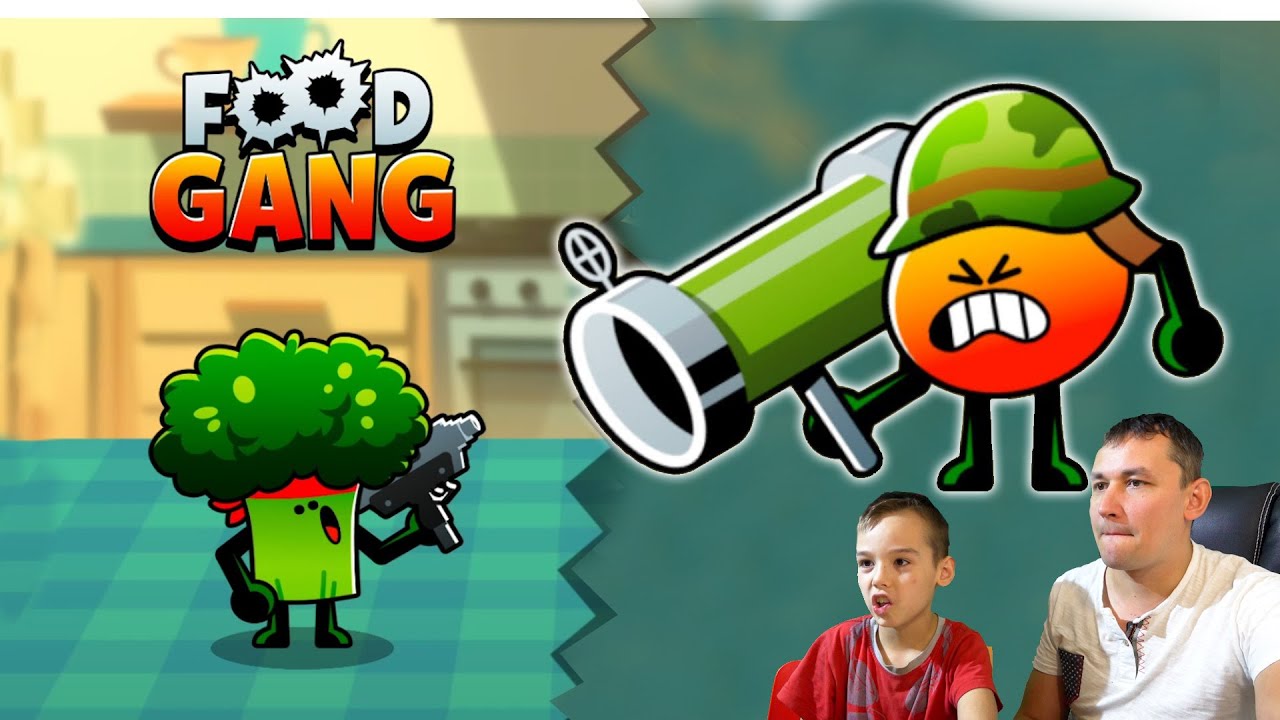 Крутая игра БИТВА ПИЩИ или Food gang