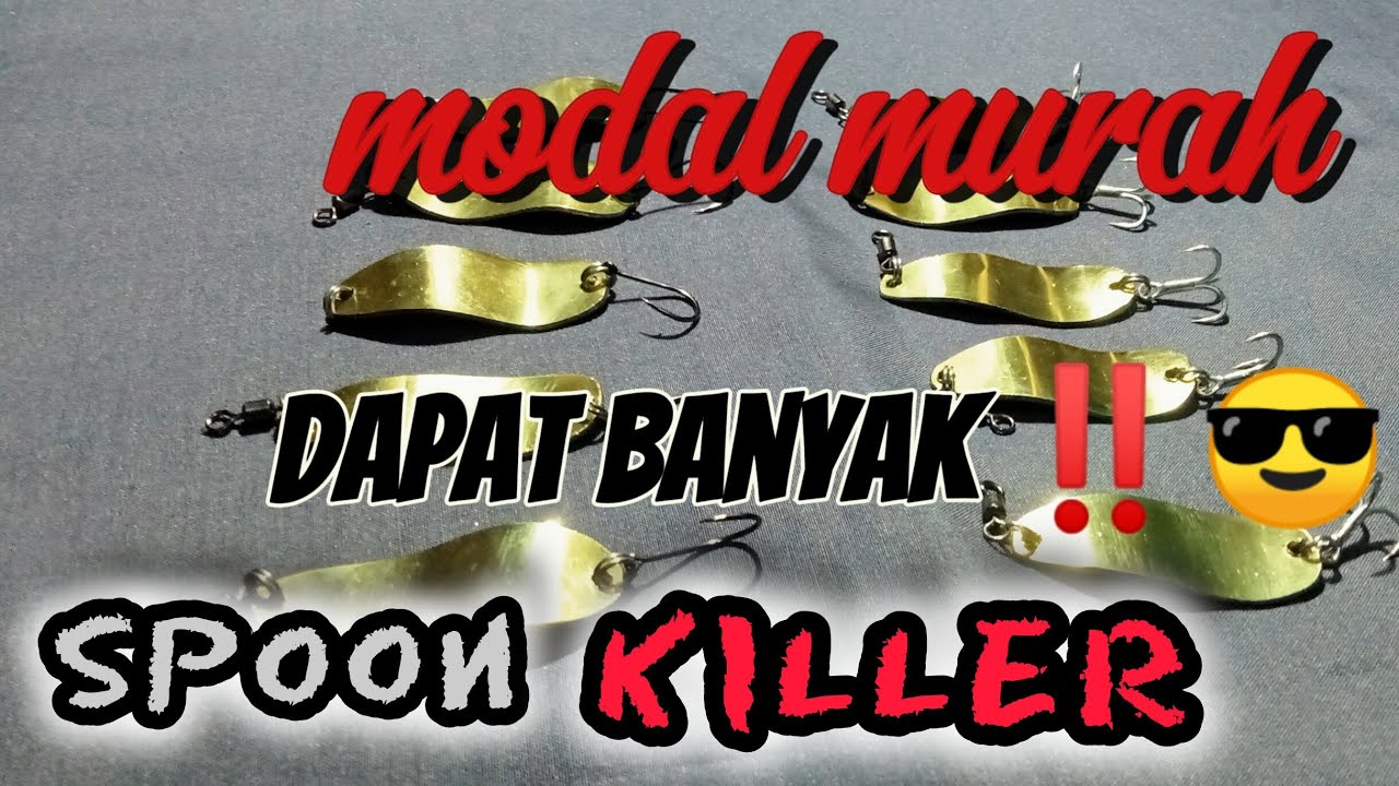 🔴 CARA BIKIN LURE SPOON DARI BAHAN KUNINGAN || LURE KILLER HAMPALA & MASHEER 💯