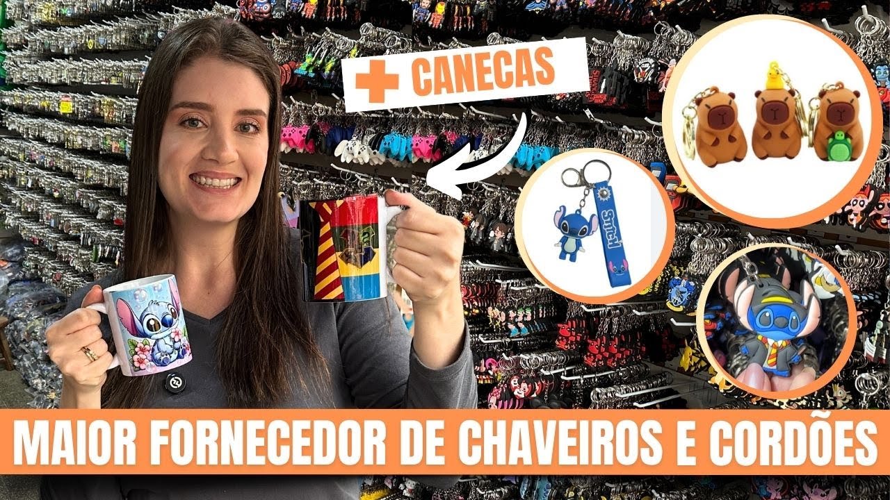 CHAVEIROS DIRETO DO FABRICANTE NA 25 DE MAR&Ccedil;O - FORNECEDOR FH CHAVEIROS